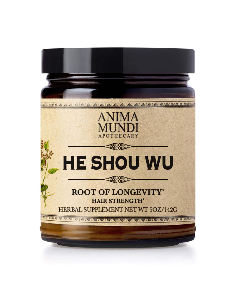 Anima Mundi Apothecary Healthy Hair Vitamins – He Shou Wu & Fo Ti Root (5oz)