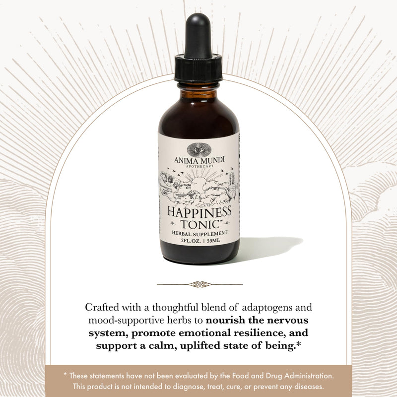 Anima Mundi Ashwagandha Drops – Adaptogenic Mood Support with Rhodiola & St. John’s Wort (2oz / 59ml)