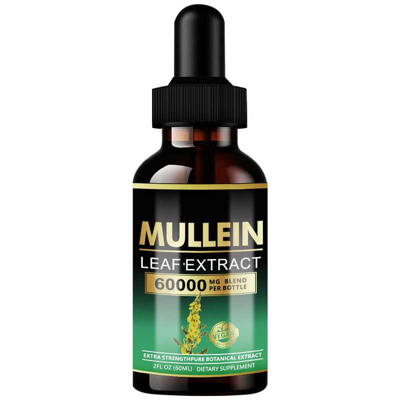 ANKUY Mullein Drops for Lungs – Lung Detox & Respiratory Support (2 Fl Oz)