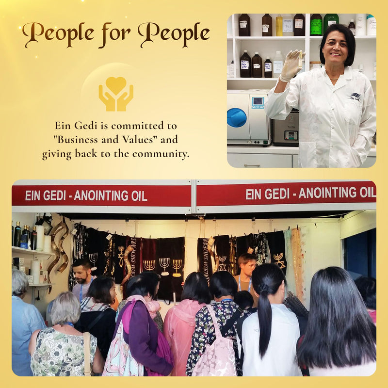 Anointing Oil for Prayer – 3 Bottles (10ml each) | The Original Bible Perfumes – Lion of Judah, King David & King Solomon | Made in The Holy Land | Ein Gedi