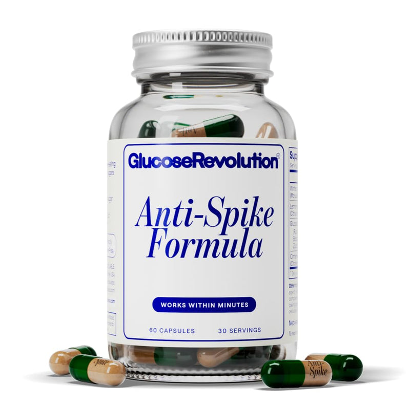 Anti-Spike Formula by The Glucose Goddess - Supports Healthy Blood Sugar Within Normal Range | Vegan | Gluten-Free | 60 Capsules