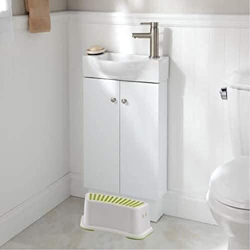 Kids Plastic Step Stool Anti Slip Lightweight Bathroom Footstool