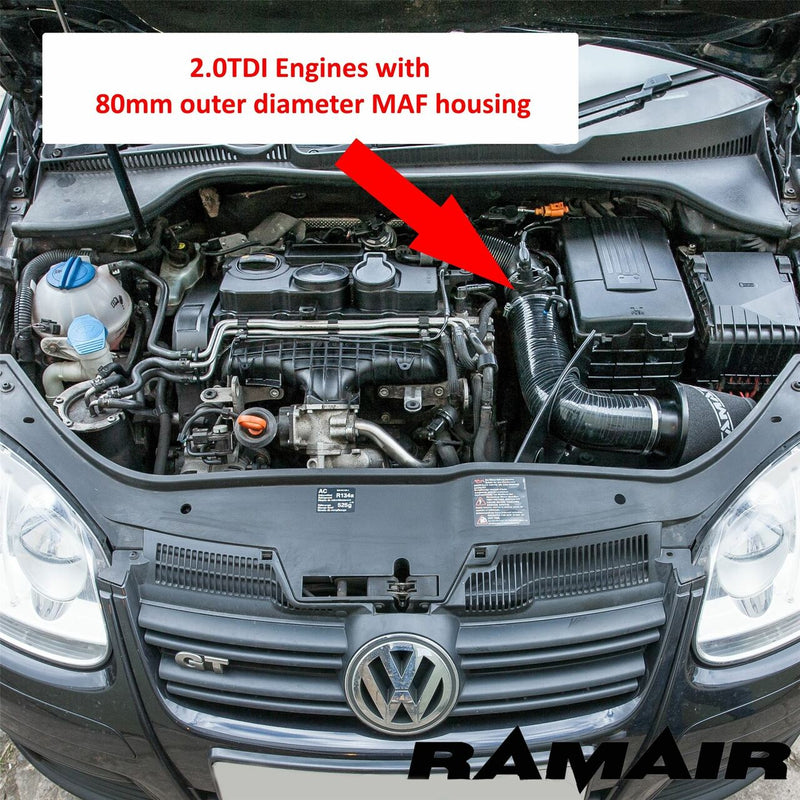 RamAir Performance Induction Kit - VAG Group 1.9 / 2.0 TDI Engines