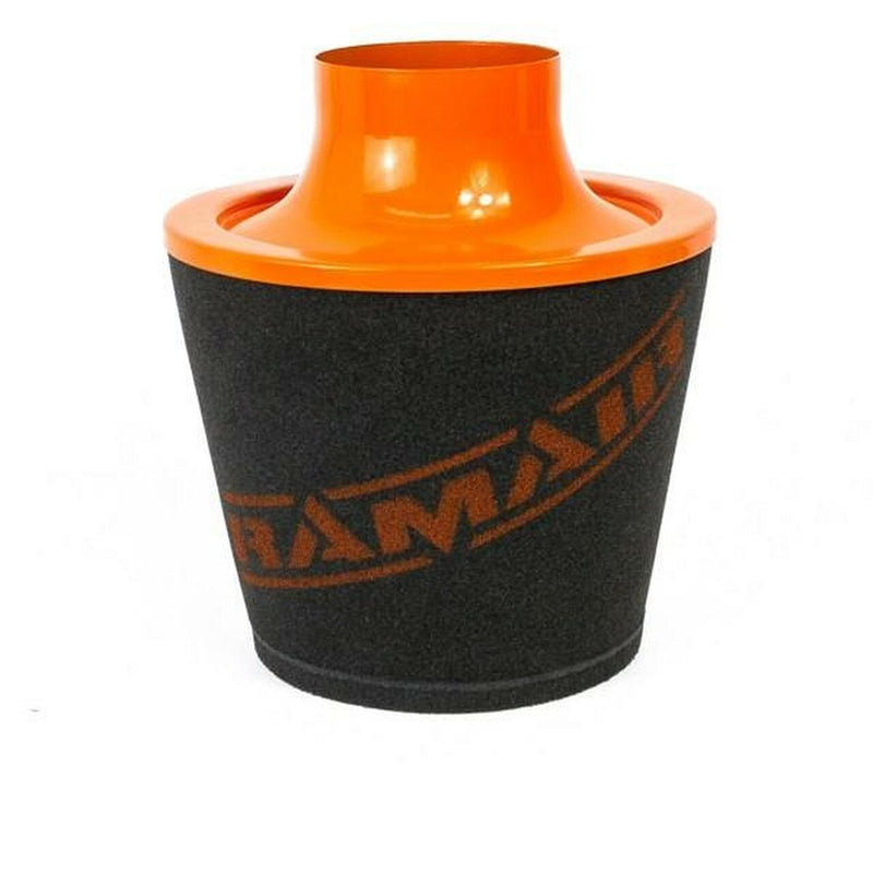 JS-090-OR-KIT - 90mm Orange Jet Stream Filter with Silicone Coupler & Clamps