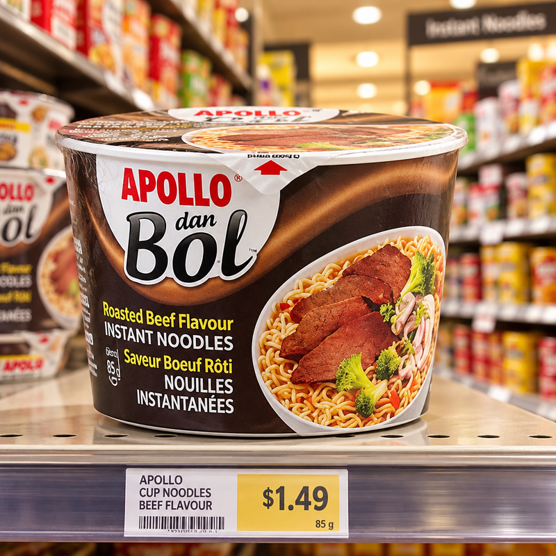 12 x Apollo Cup Noodles Beef - 85G
