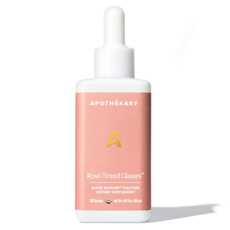Apothékary Rosé-Tinted Glasses: Alcohol-Free Drops for Mood, Focus, and Glow