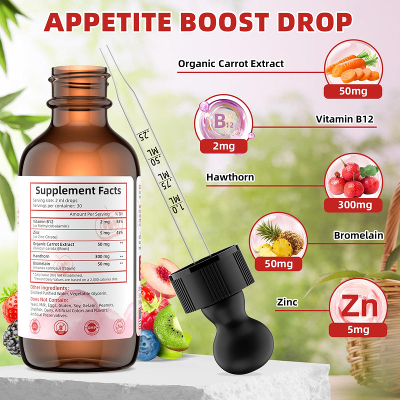 Appetite Booster Drops – Premium Dietary Supplement for Kids & Women