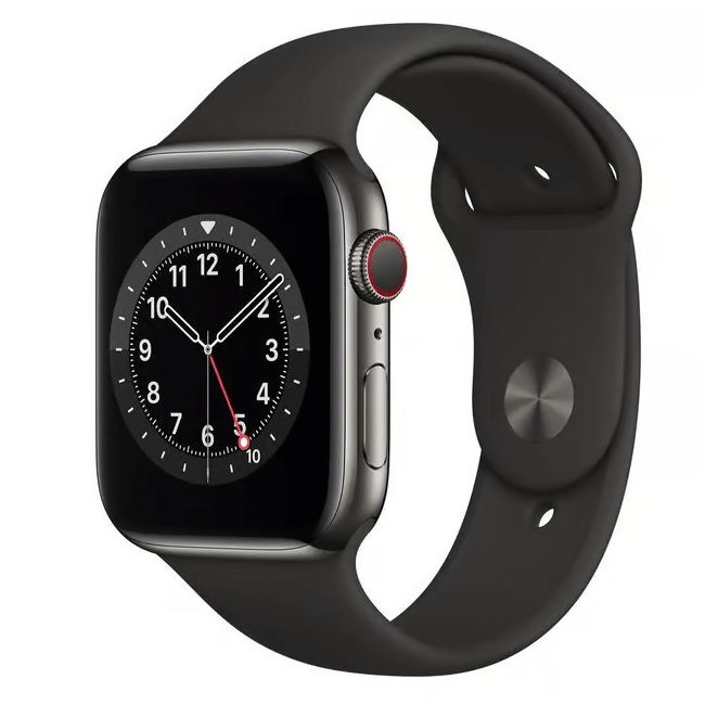 Refurbished Apple Watch Series 6 44mm Cellular Stainless Steel | Unlocked