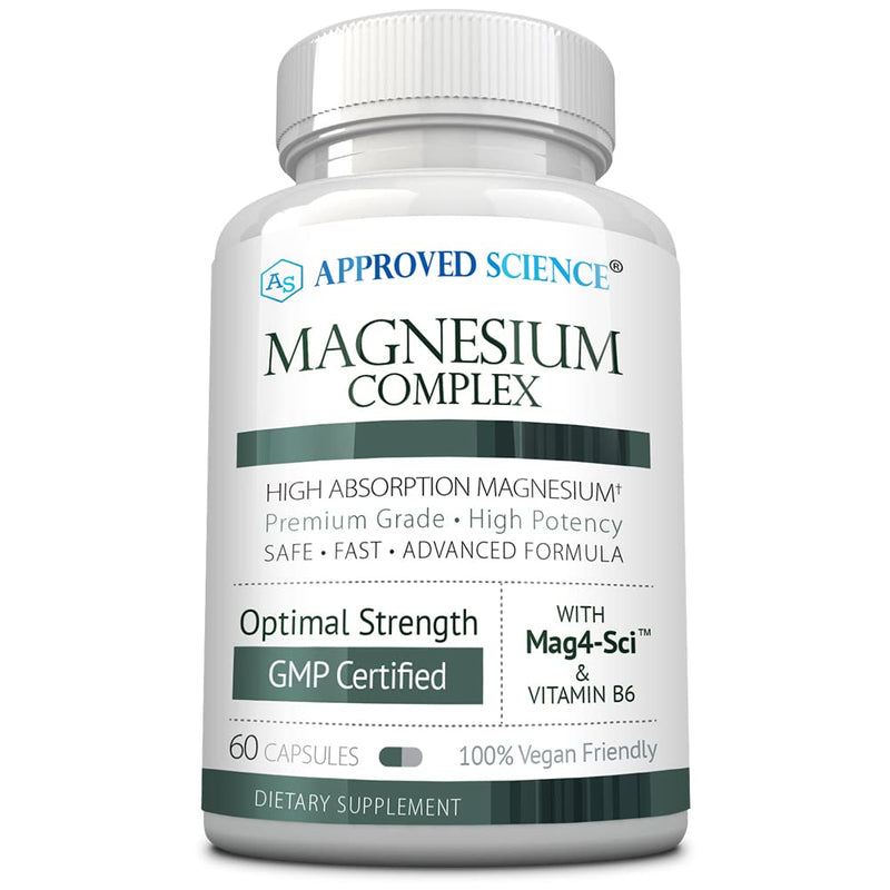 Approved Science Magnesium Complex | High Absorption Magnesium (60 Capsules)