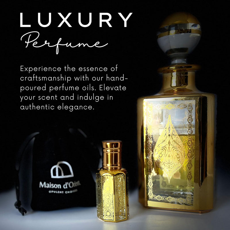 Maison d Orient Egyptian Musk Perfume Oil 12mL – Premium Unisex, Alcohol-Free