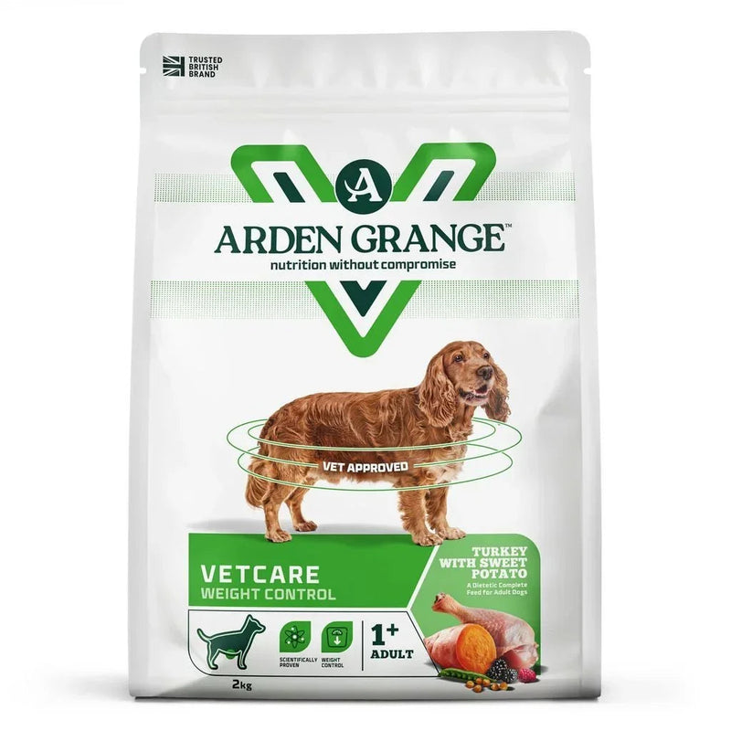 Arden Grange VetCare Weight Control Turkey with Sweet Potato 2 kg
