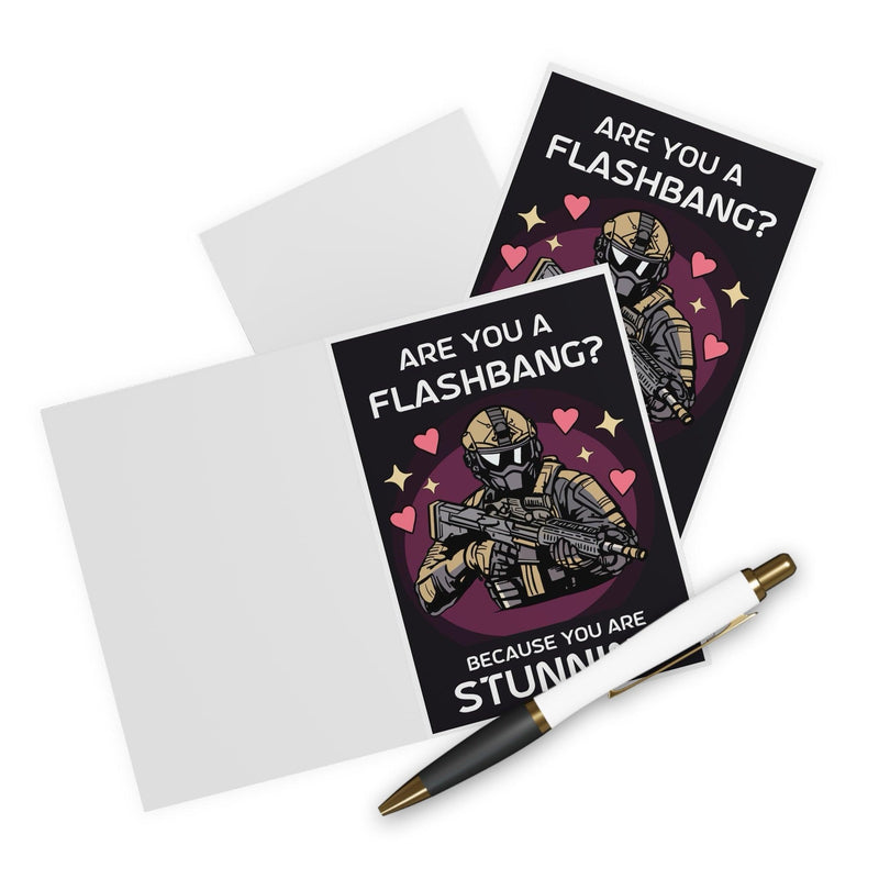 Are You a Flashbang? – Funny Gamer Greeting Card