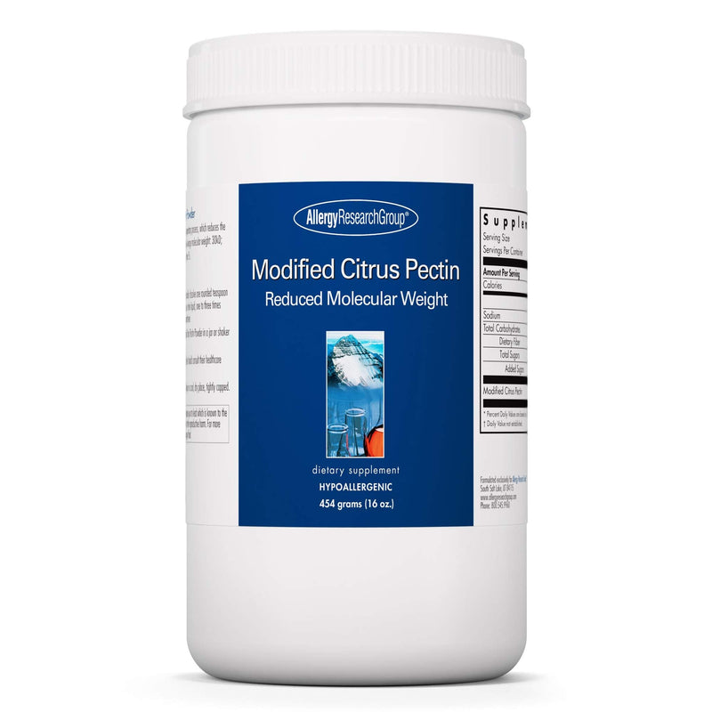Allergy Research Group Citrus Pectin Powder - Modified Citrus Pectin for Detox & Digestive Health - 16 oz