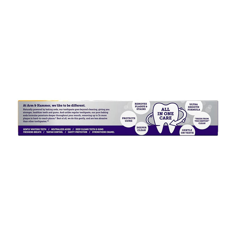 ARM & HAMMER Complete Care Fluoride Toothpaste – Fresh Mint, 6 oz Pack of 3