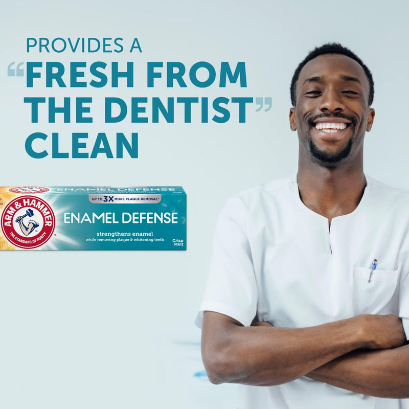 Arm & Hammer Truly Radiant Whitening & Enamel Strengthening Toothpaste Fresh Mint 4.3oz - 2 Pack
