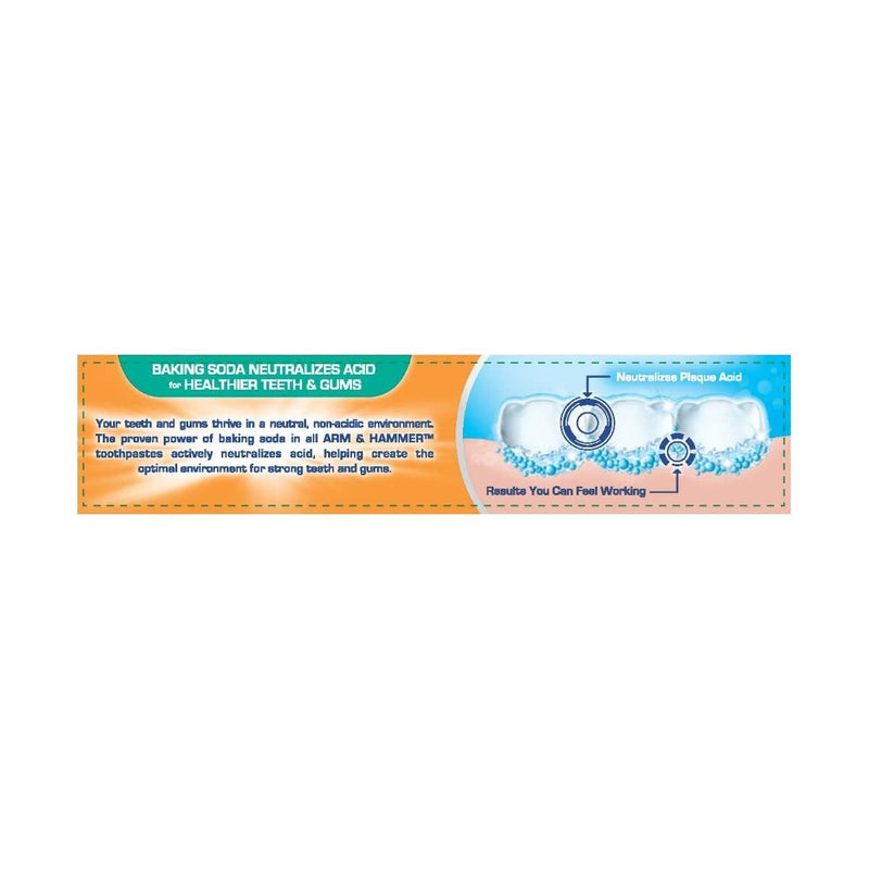 Arm & Hammer Truly Radiant Whitening & Enamel Strengthening Toothpaste Fresh Mint 4.3oz - 2 Pack