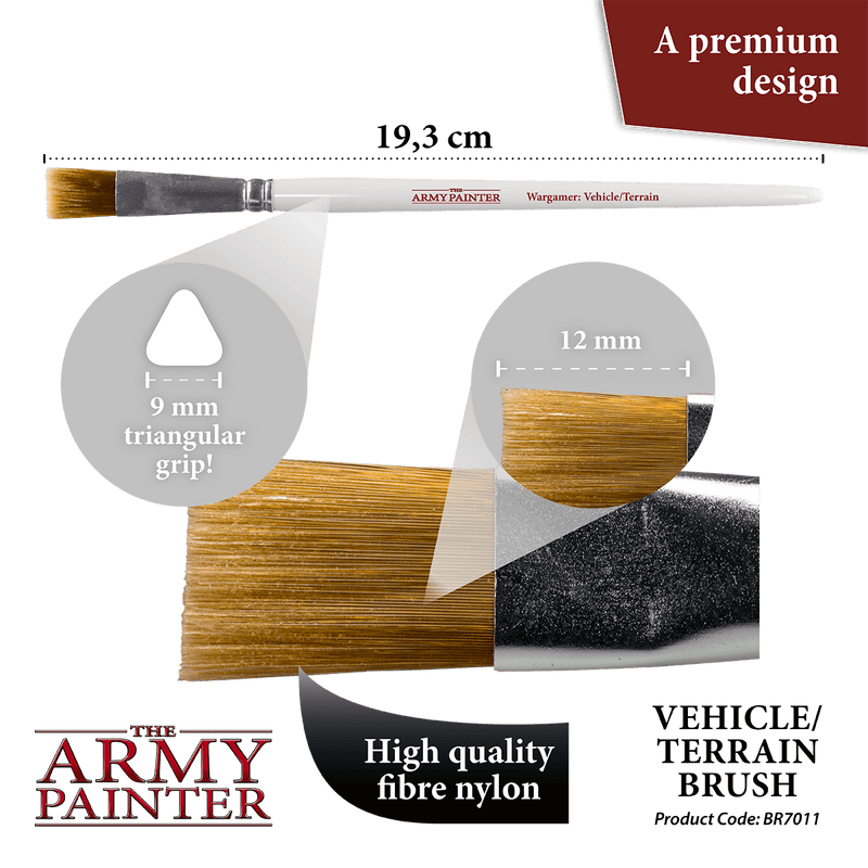 Army Painter Wargamer Brush - Vehicle/Terrain