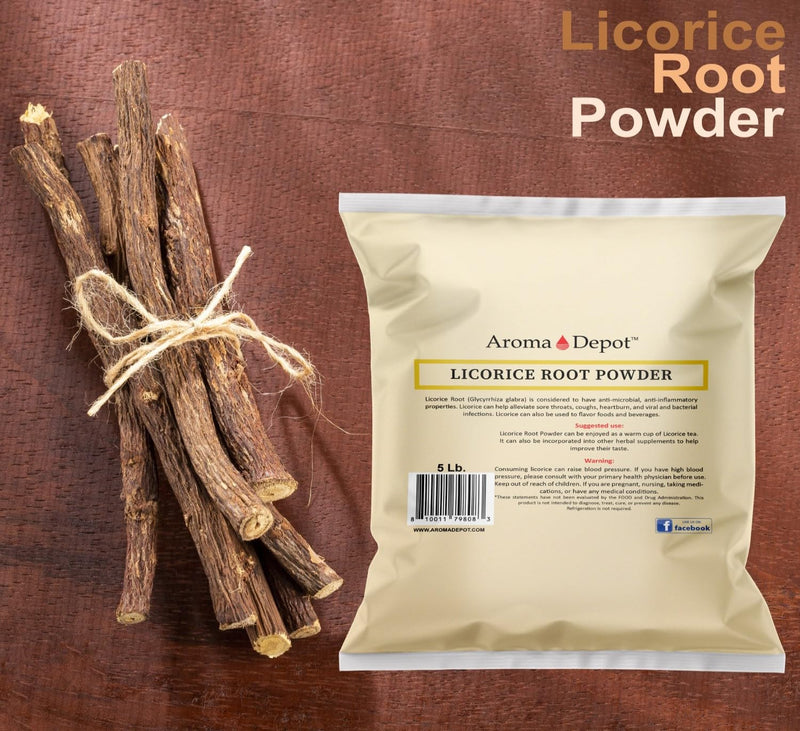 Aroma Depot 8 oz Licorice Root Chew Sticks – 6.5-7 inches, 100% Natural, Gluten-Free, Glycyrrhiza Glabra from Turkey