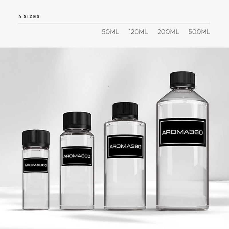 Aroma360 Black Diffuser Oil Blend | Luxury Essential Aromatherapy for Reed Diffusers | Sage, Tiaré Flower & Saffron | 16.9 oz (500 mL)