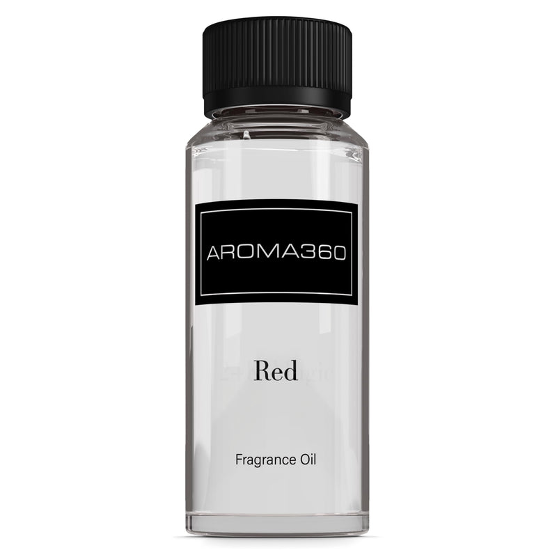Aroma360 Red Diffuser Oil Blend – Luxury Reed Diffuser | Ruby Grapefruit, Heliotrope Petals & Amber | 4.1 fl oz (120 mL)