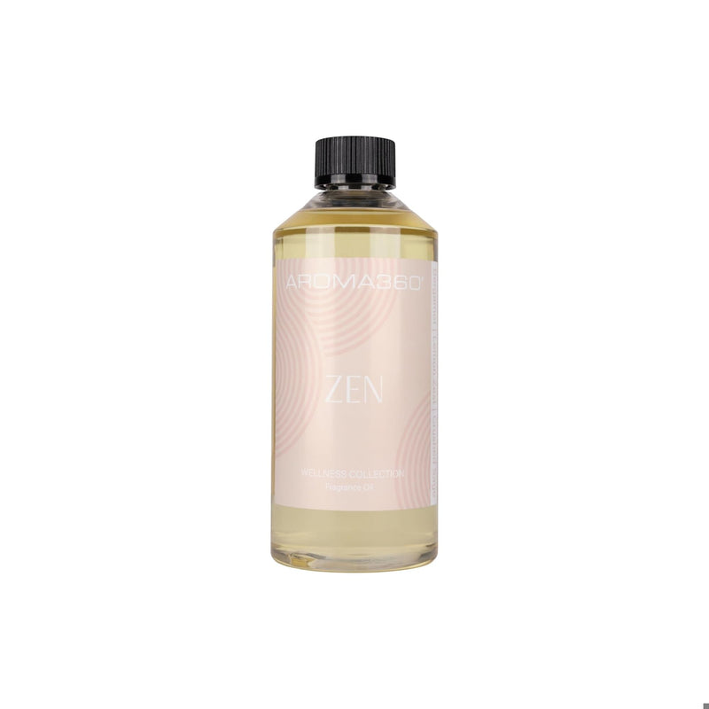 Aroma360 Zen Fragrance Oil Blend – Bergamot, Lemon Zest & Crushed Sage for Luxury Diffusers | 16.9 fl oz (500 mL)