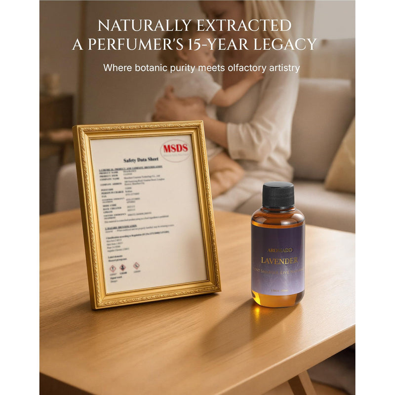 Aromadd Lavender Diffuser Oil — Hotel-Inspired Lavender for Waterless Diffusers, 3.38 fl oz