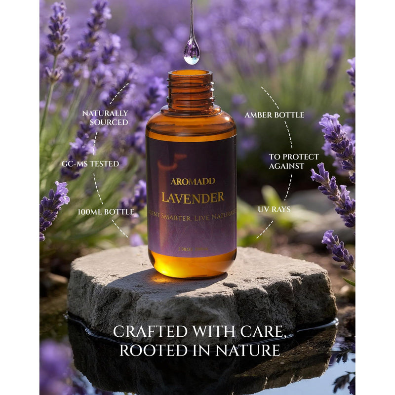 Aromadd Lavender Diffuser Oil — Hotel-Inspired Lavender for Waterless Diffusers, 3.38 fl oz