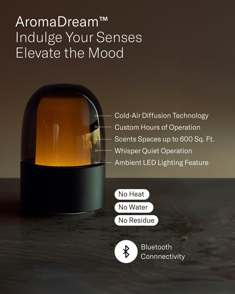 AromaTech AromaDream Nebulizing Diffuser – Bluetooth Diffusion