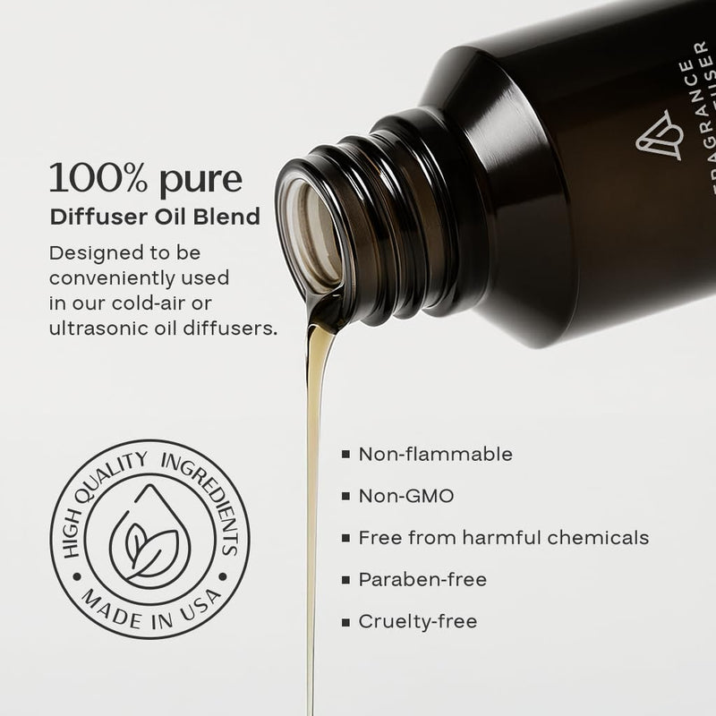 AromaPlan Santorini Luxury Diffuser Oil - 150ml for Cold Air & Waterless Diffusers