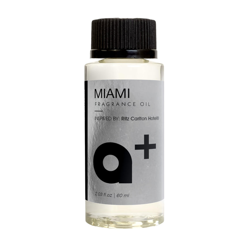Aromar+ Fragrance Oil – Miami-Inspired Ritz Carlton Luxury Hotel Scent | Waterless Diffuser | 2oz/60mL