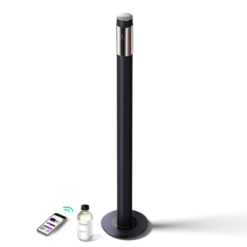 AROMASOUL 40-Inch Waterless Diffuser with App Control – 2000 Sq Ft Coverage, Deep Blue