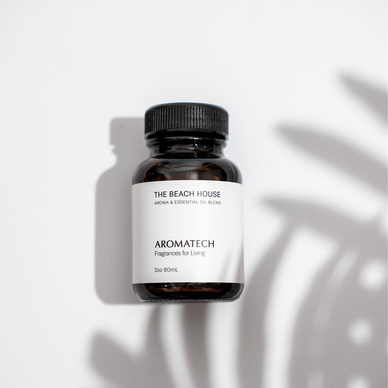 AromaTech The Beach House Aroma Essential Oil Blend | Luxury Hotel Inspired Aromatherapy – Bergamot, Coconut Milk & Sandalwood – 0.3 fl oz / 10 mL