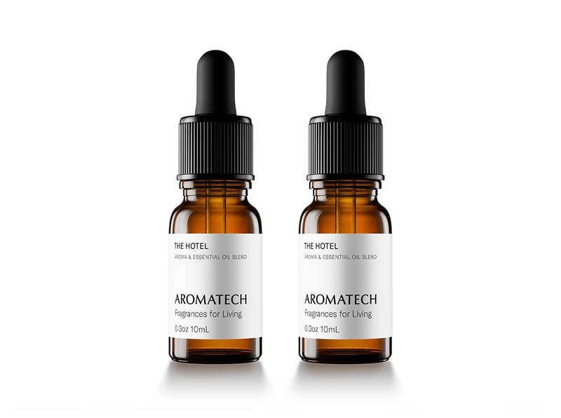 AromaTech Hotel Fragrance Essential Oils for Aroma Diffusers (0.33 FL Oz x2) – The Hotel