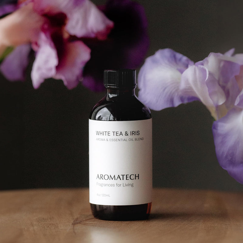 AromaTech White Tea & Iris Aroma Oil for Diffusers – 120 ml