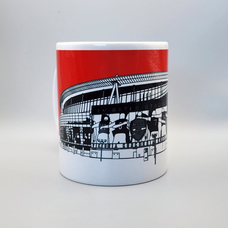 Arsenal FC Emirates Stadium Illustrated Mug