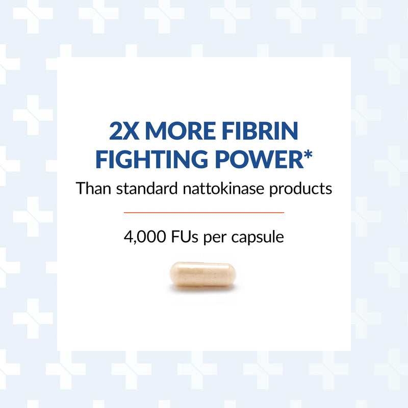 Nattovena Nattokinase – Arthur Andrew Medical, Double Strength 4,000 FU (180 caps)