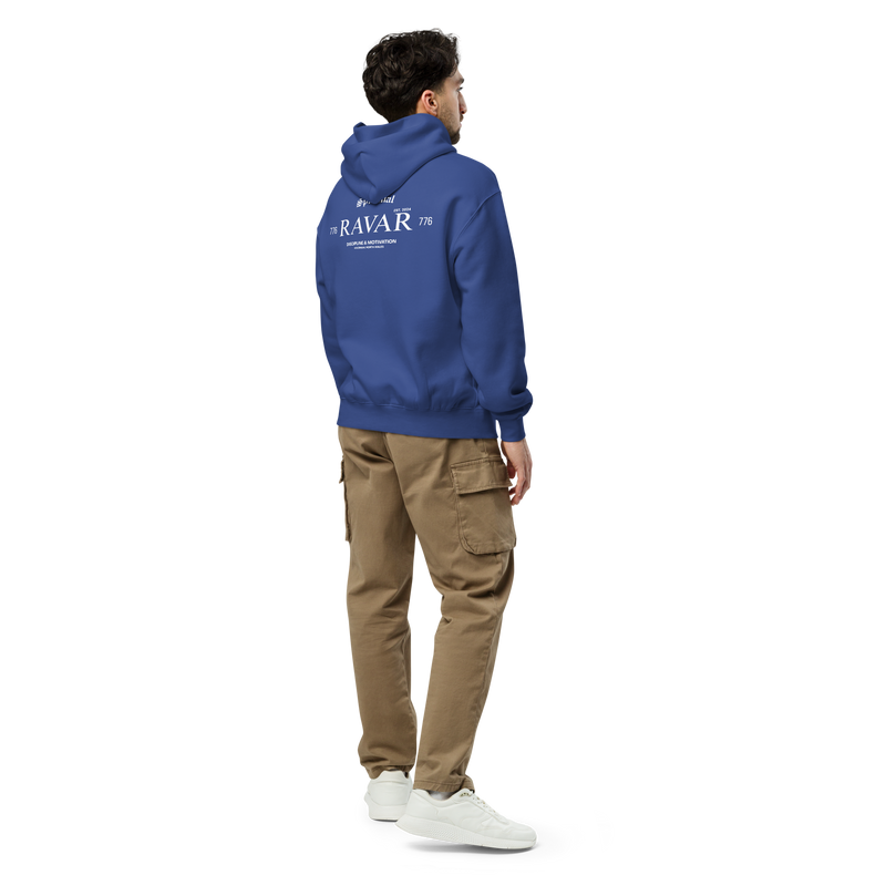 Ravar - Oversized Embroidered 776 Hoodie