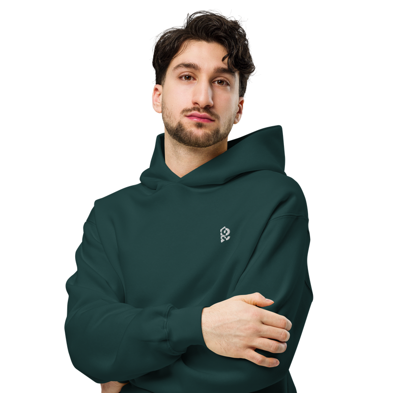 Ravar - Oversized Embroidered 776 Hoodie