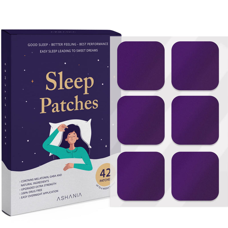 Ashania Sleep Patches for Adults – Upgraded 42-Count Set | Easy to Apply