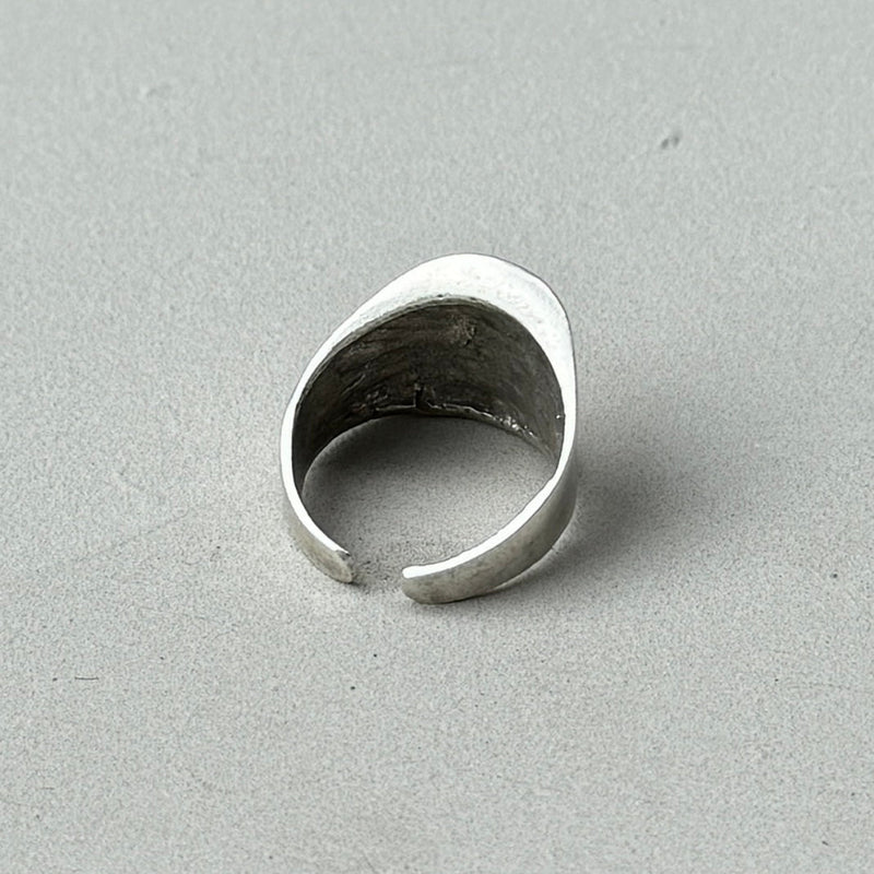 Organic Chunky Asymmetric Silver Ring