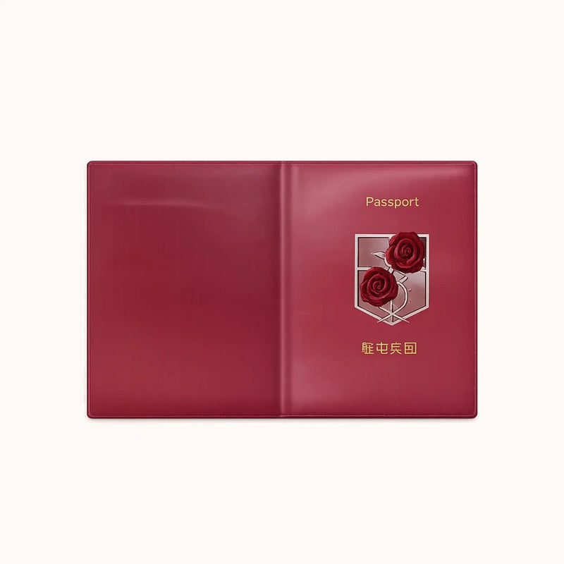 Attack on Titan Garrison Red Passport Cover