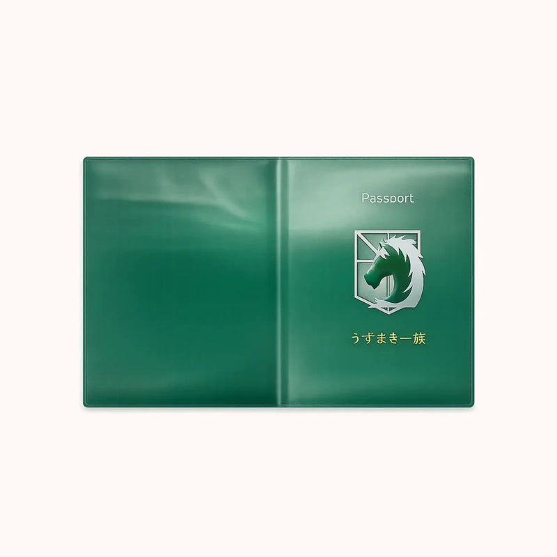 Attack on Titan Military Police Brigade Green Passport Cover