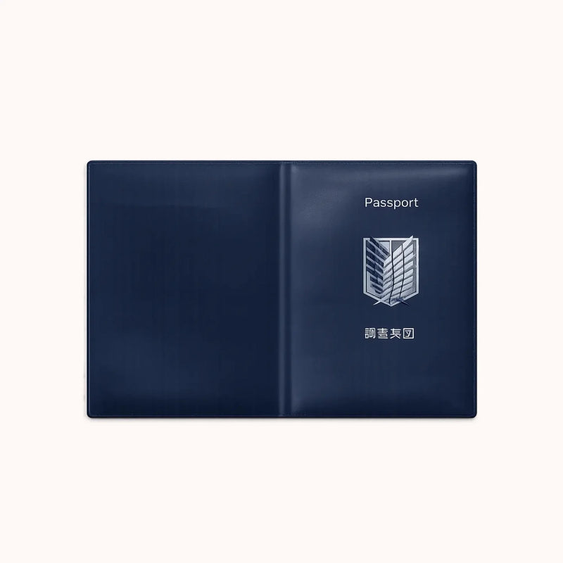 Attack on Titan Survey Corps Blue Passport Cover