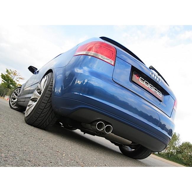 Cobra Exhausts - Audi A3 (8P) 2.0 TFSI 2WD (3 Door) Cat Back Performance Exhaust