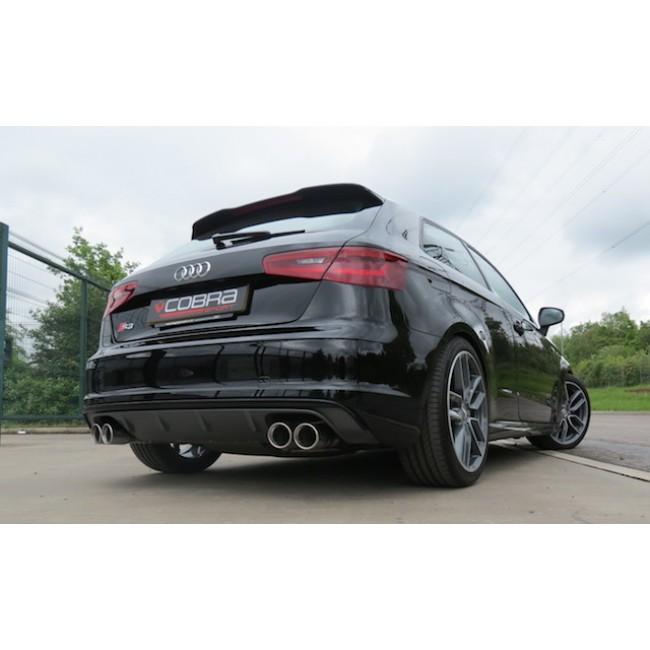 Cobra Exhausts - Audi S3 (8V) 3 Door (Non-Valved) (13-18) Turbo Back Performance Exhaust