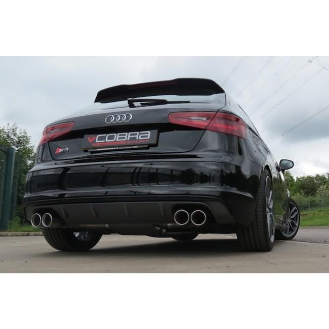 Cobra Exhausts - Audi S3 (8V) 3 Door (Non-Valved) (13-18) Cat Back Performance Exhaust