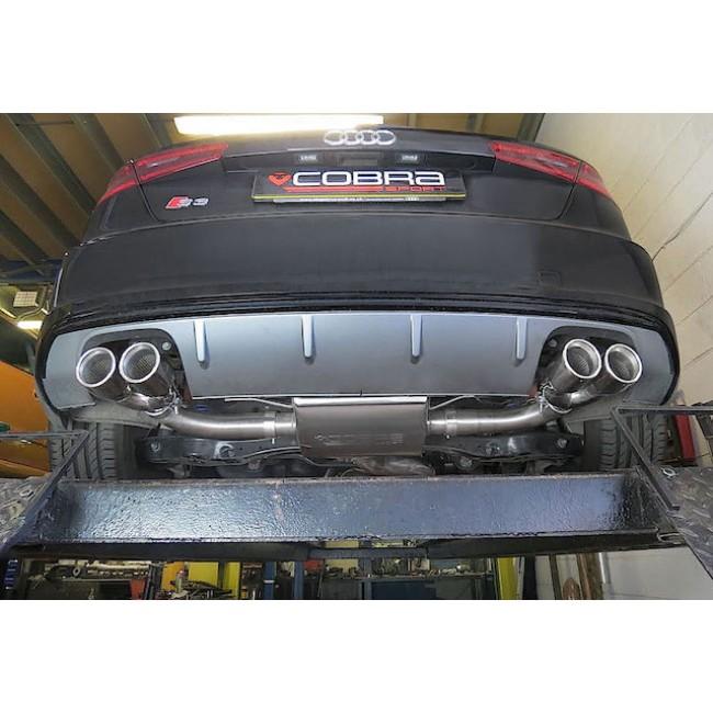 Cobra Exhausts - Audi S3 (8V) 3 Door (Non-Valved) (13-18) Cat Back Performance Exhaust