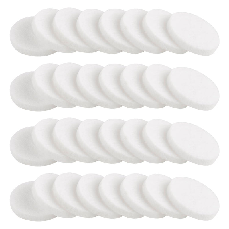 AUEAR 100-Pack White Round Mini Diffuser Refill Pads for Necklace Pendant