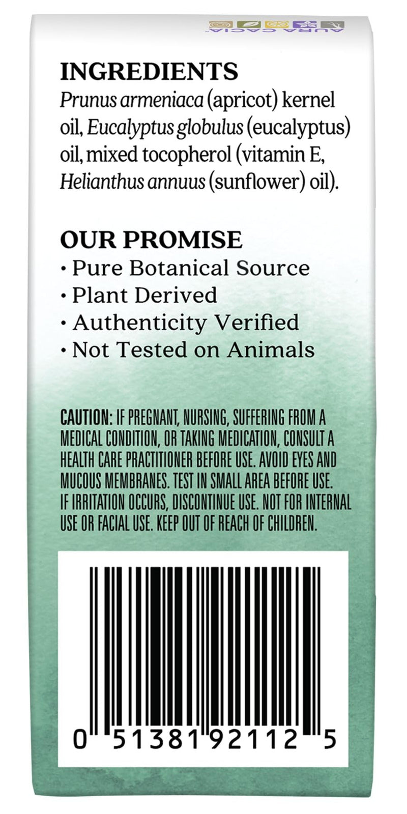 Aura Cacia Eucalyptus Roll-On | GC/MS Tested for Purity | 9.2 ml