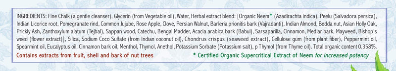 Auromere Ayurvedic Herbal Toothpaste - Fresh Mint, 4.16 oz, 2 Pack | Vegan, Fluoride Free, Gluten Free
